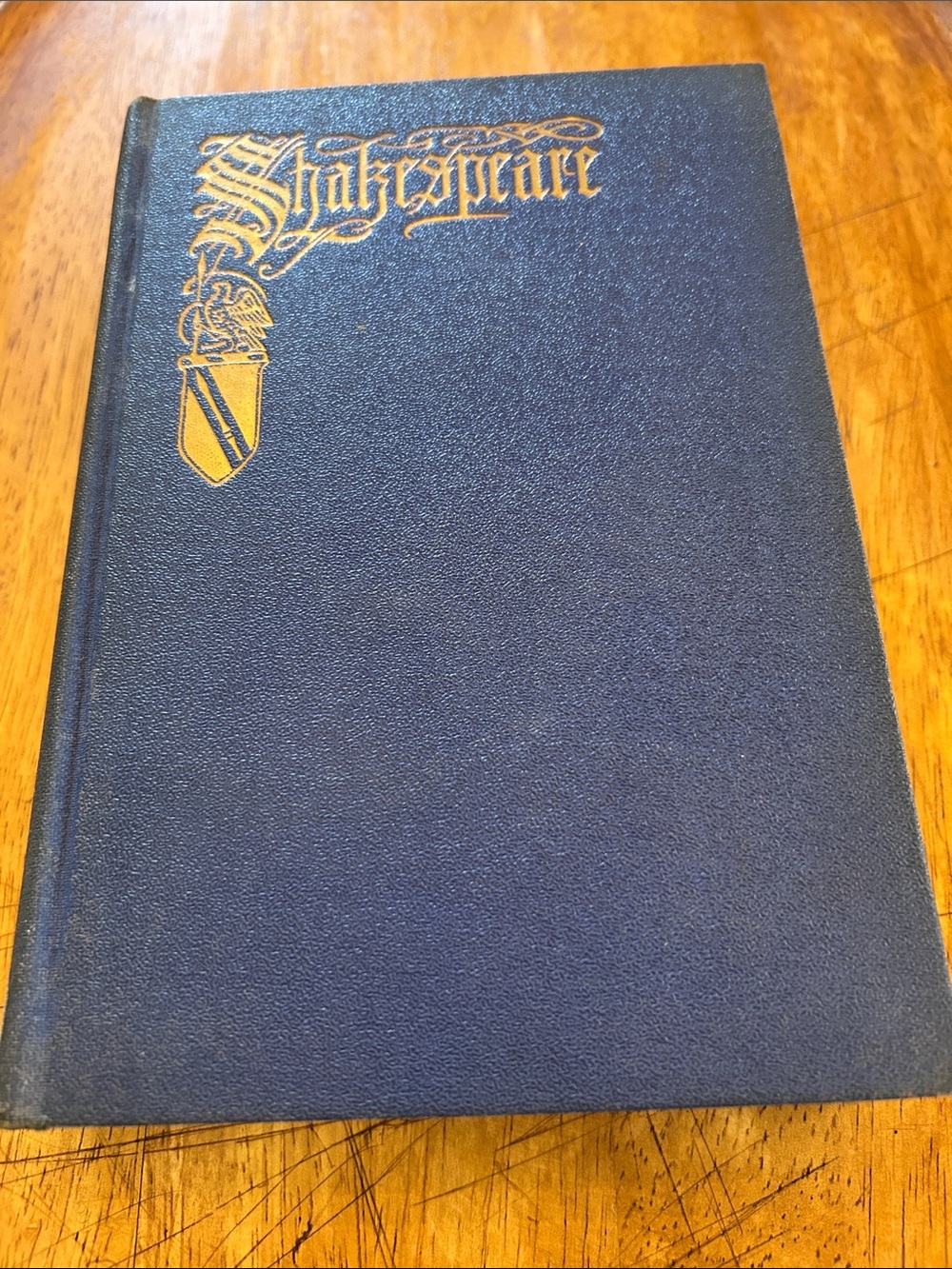 Shakespeare Copyright 1926 Hardcover Book — Navy Blue